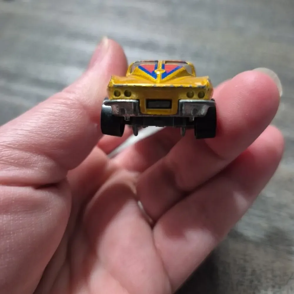 Vtg Hot Wheels Hi-Raker 1963 Corvette Stingray Split Window Gold Hong Kong 1979